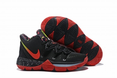 Nike Kyrie 5 Black Red Camouflage-logo