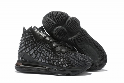 Nike Lebron James 17 Air Cushion Shoes All Black