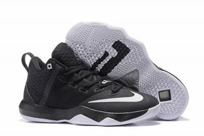Nike Lebron James Ambassador 9 Shoes Black White