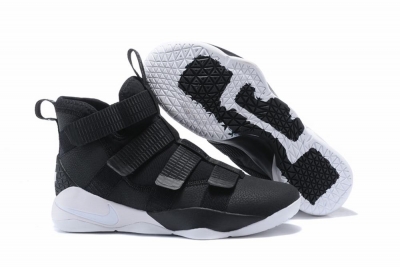 Nike Lebron James Soldier 11 Shoes White Black