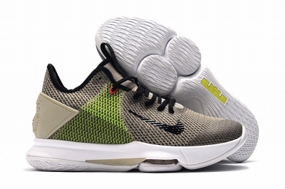 Nike Lebron James Witness 4 Shoes Gray Black Green