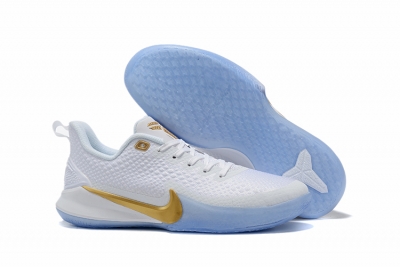 Nike Kobe Mamba Focus 5 Shoes White Gold